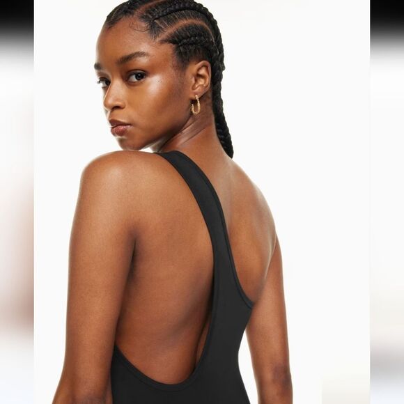 Aritzia Wilfred One-Shoulder Midi Knit Dress Red Size S - Picture 11 of 12